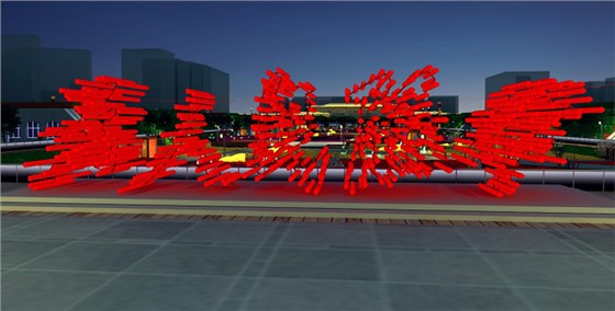 延安中軸線夜景規(guī)劃設(shè)計(jì)