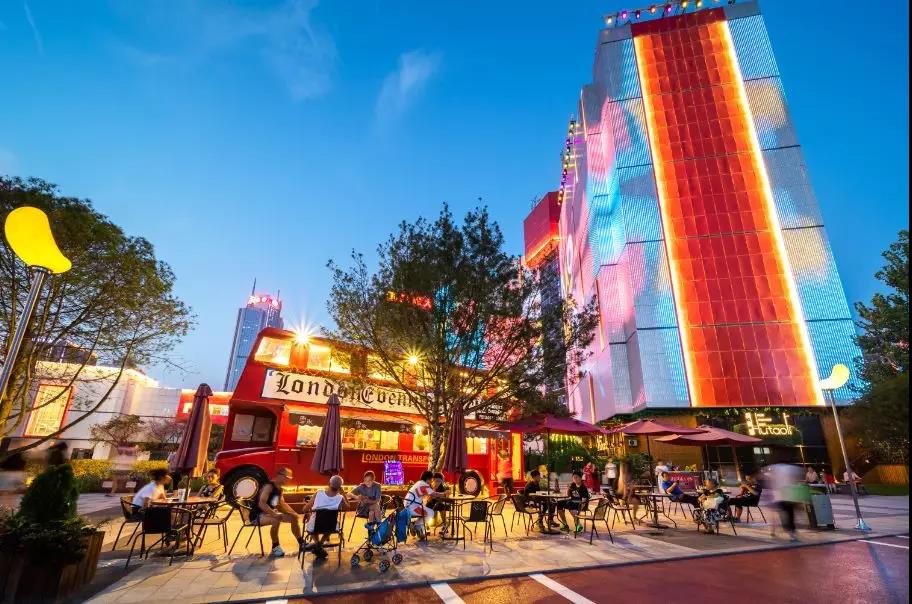 城市夜景燈光照明