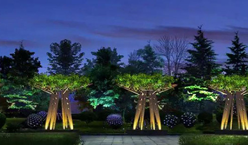 景觀植被的幾種照明手法簡述