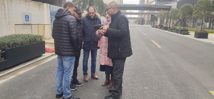 外賓來訪上海項(xiàng)目部