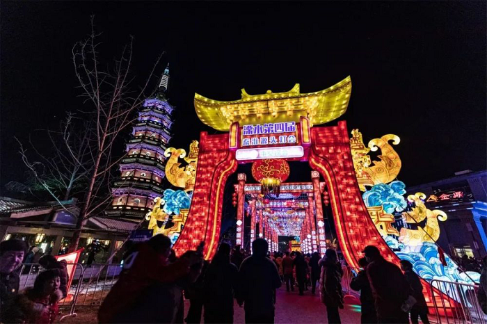 城市建筑燈光秀