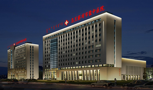 烏蘭察布蒙中醫(yī)院室外泛光照明