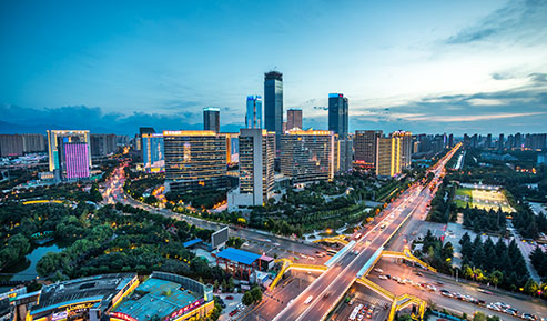 西安高新區夜景規劃