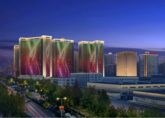 西安經(jīng)開藍海風、賽格商圈夜景規(guī)劃設計