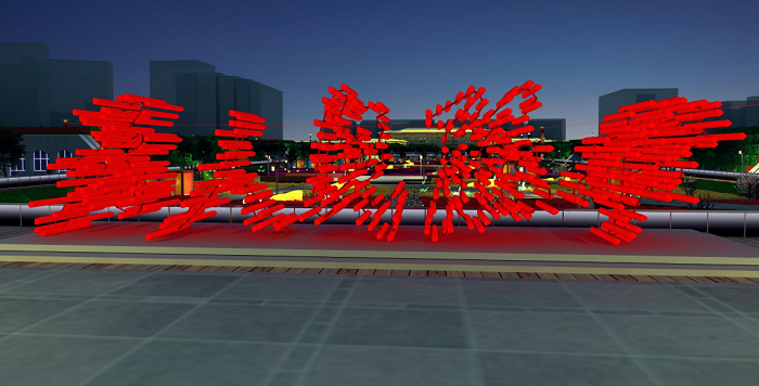 延安中軸線夜景規(guī)劃設(shè)計