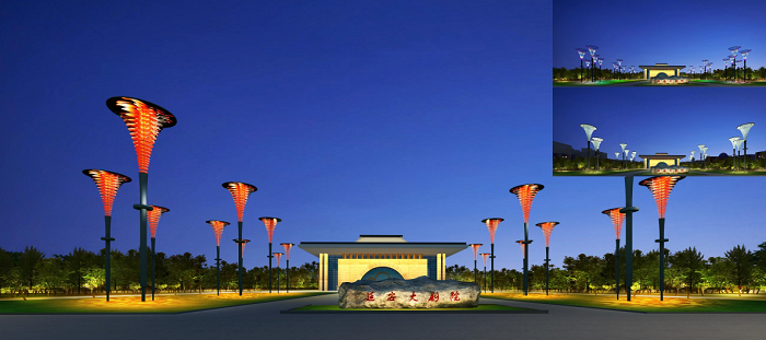 延安中軸線夜景規(guī)劃設(shè)計